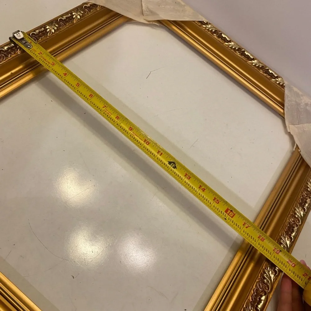 Vintage wooden picture frame no glass 20 x16